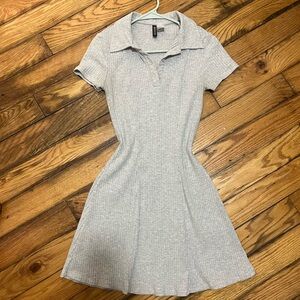 ribbed mini dress